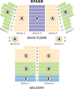 Nichols seating chart