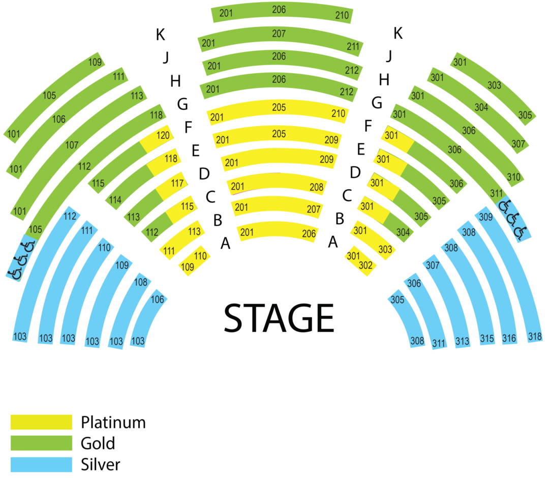 Studio Theater Seating Chart